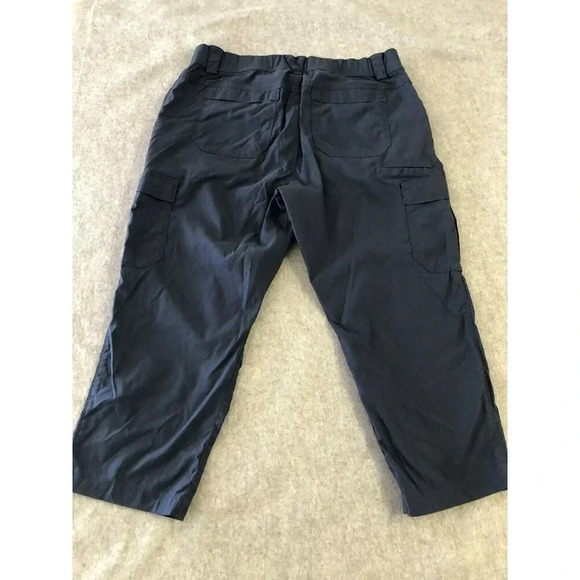 Duluth Trading Co Womens capri 14 Blue Cargo Hiking Active - Picture 12 of 15